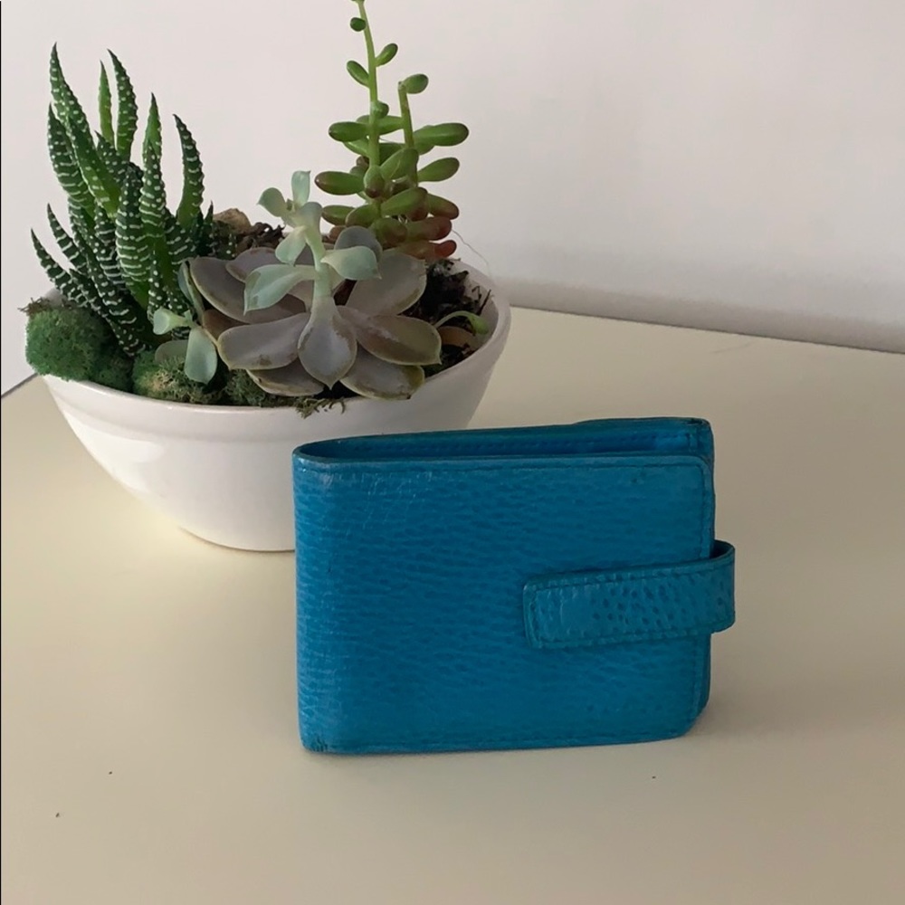 Lodis Turquoise Billfold Wallet